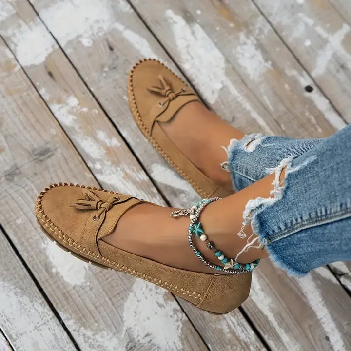 Patamon - Bequeme Slipper Mit Zarten Vintage Schleifen