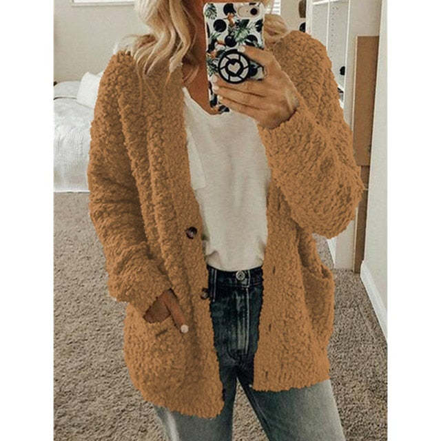 Dalavia – Langärmelige Strickjacke Mit Taschen