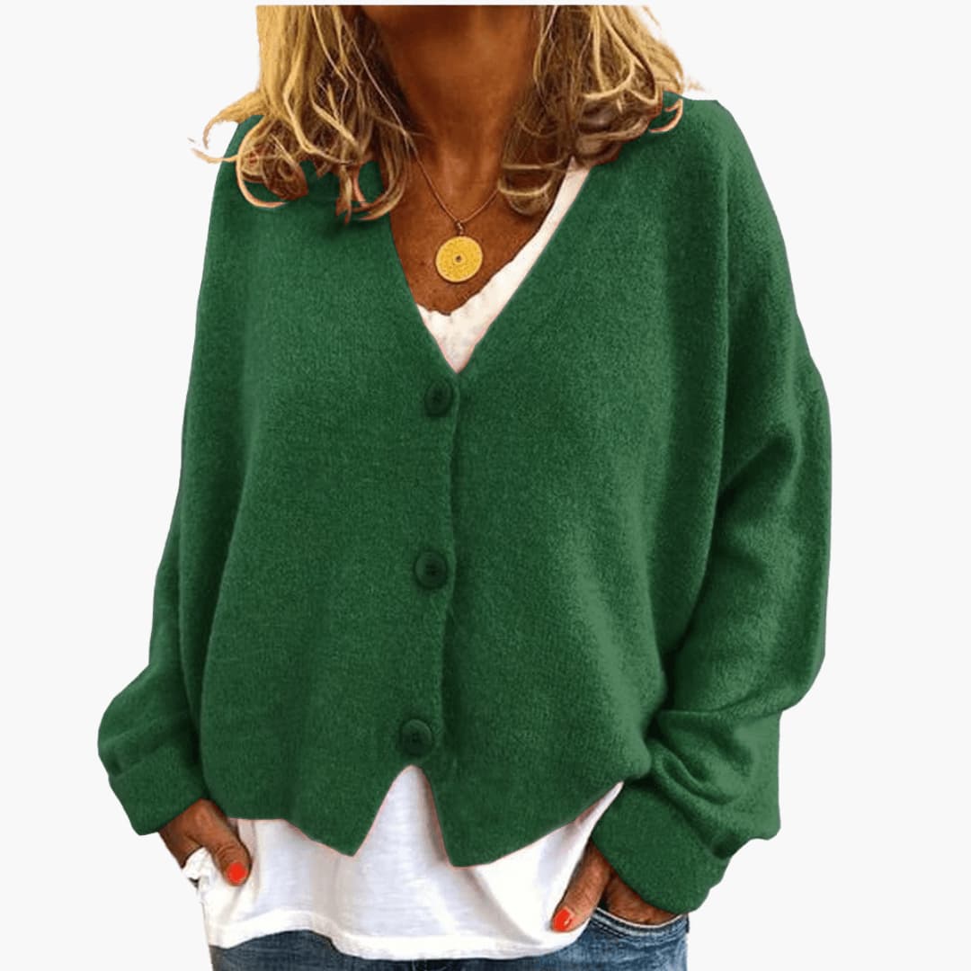 Gwen – Langärmelige Strickjacke