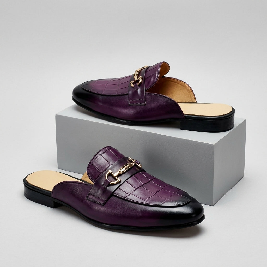 Idris - Rückenfrei Lederschuhe