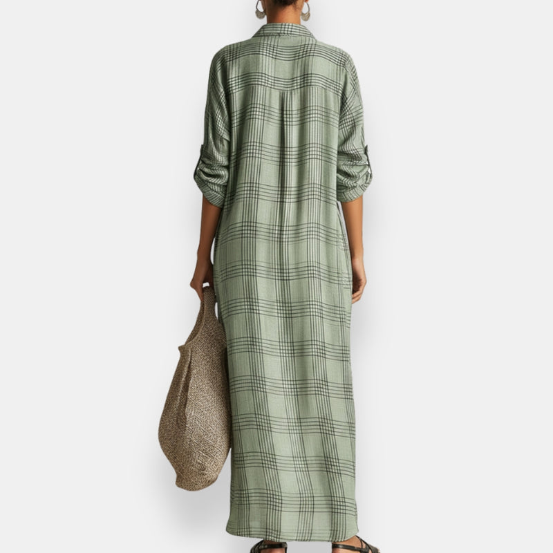 Massiel - Kariertes Hemd Kleid