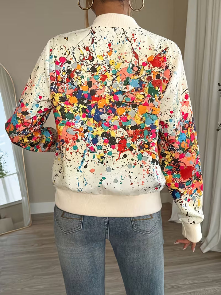 Riena – Jacke Mit Lebhaftem Tie-Dye-Drucken
