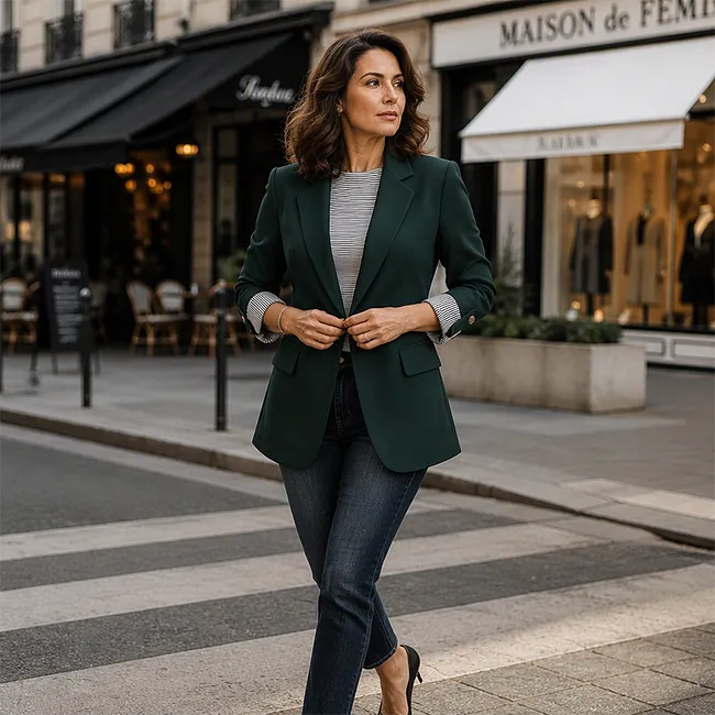 Rigieta - Lässiger Zweireiher Blazer
