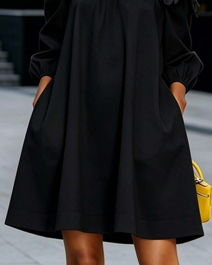 Loania – Schulterfrei-Kleid Mit Blumenmuster