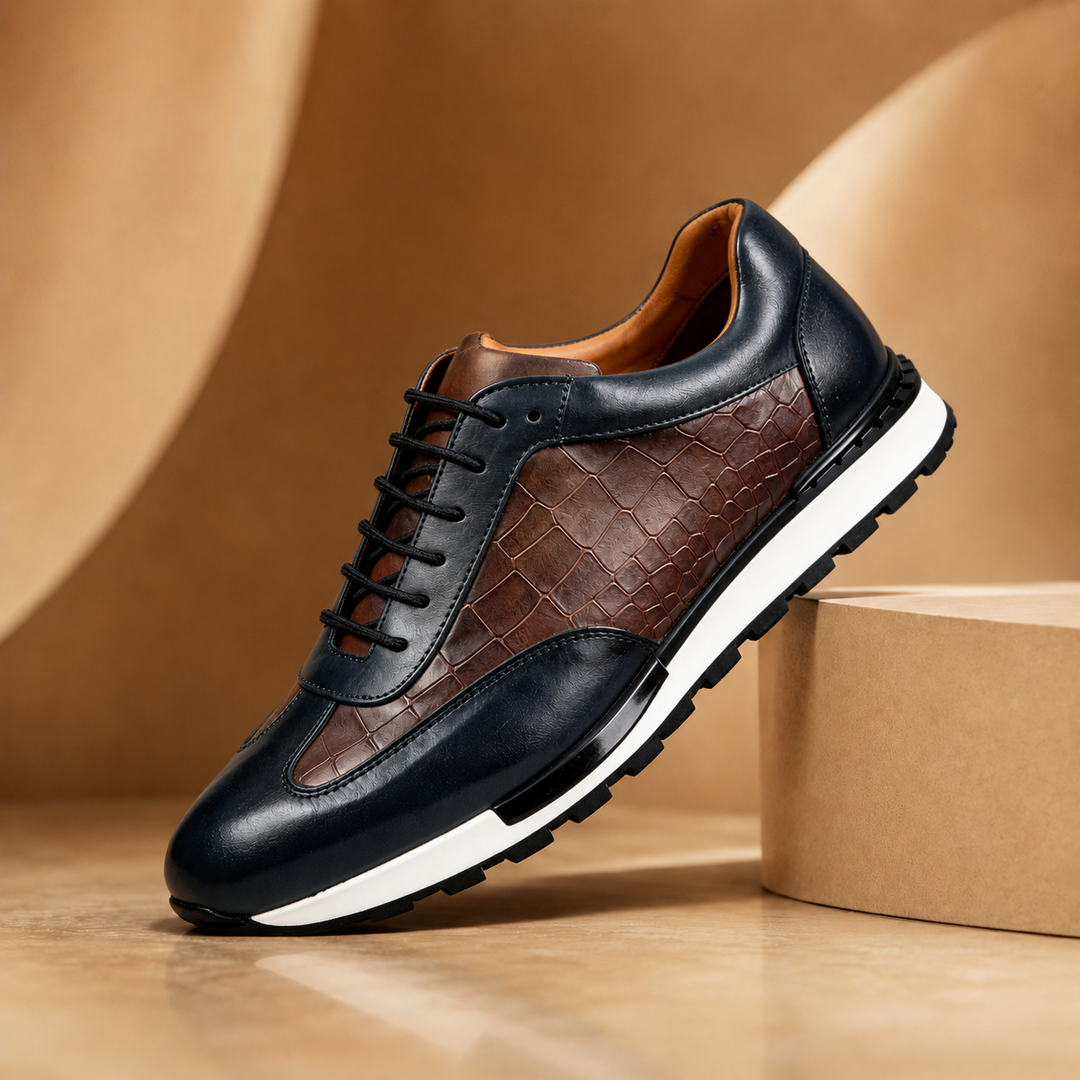 Hubert – Schnür Turnschuh Aus Leder