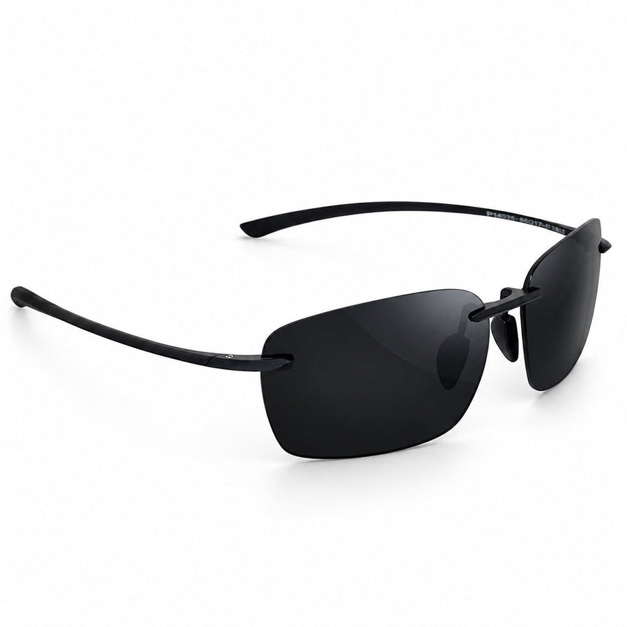 Zenvora – Moderne, Rahmenlose, Rechteckige Spiegel-sonnenbrille