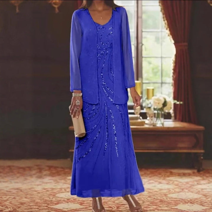 Jungmin - Chiffon Kleid Set
