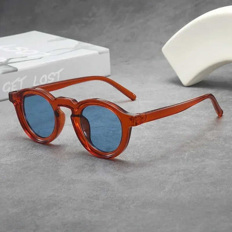 Spectralux – Stilvolle Sonnenbrille Mit Rundem Rahmen