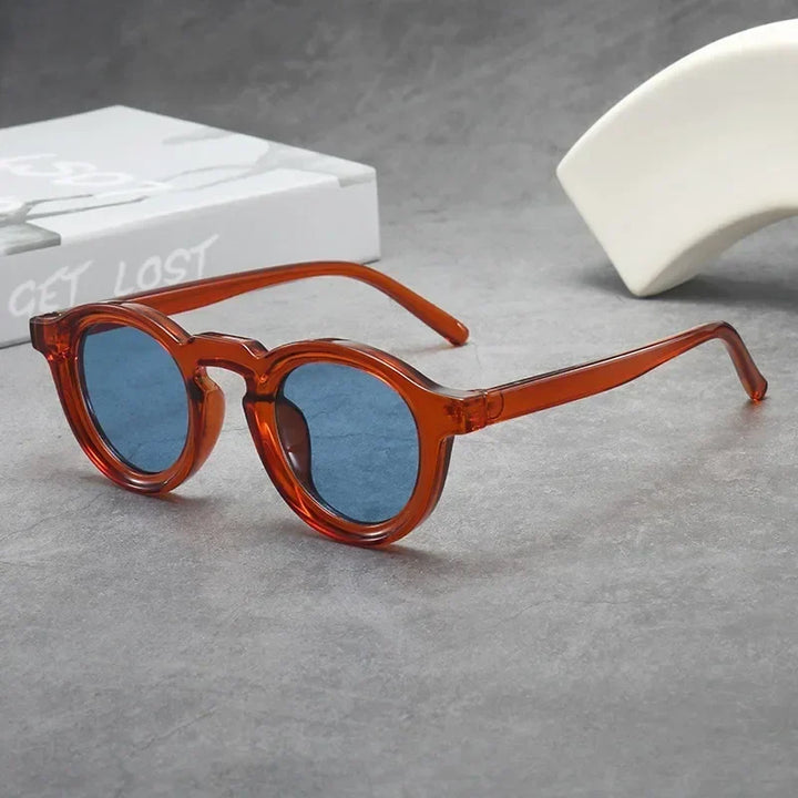 Spectralux – Stilvolle Sonnenbrille Mit Rundem Rahmen