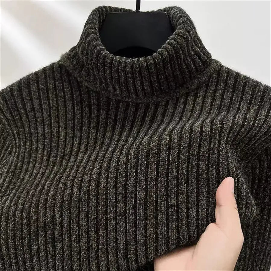 Morteza – Klassischer Rollkragen Pullover