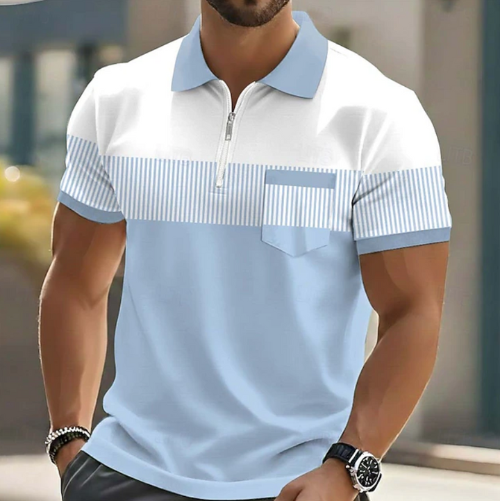 Brett - Elegantes Polo Hemd Mit Reißverschluss