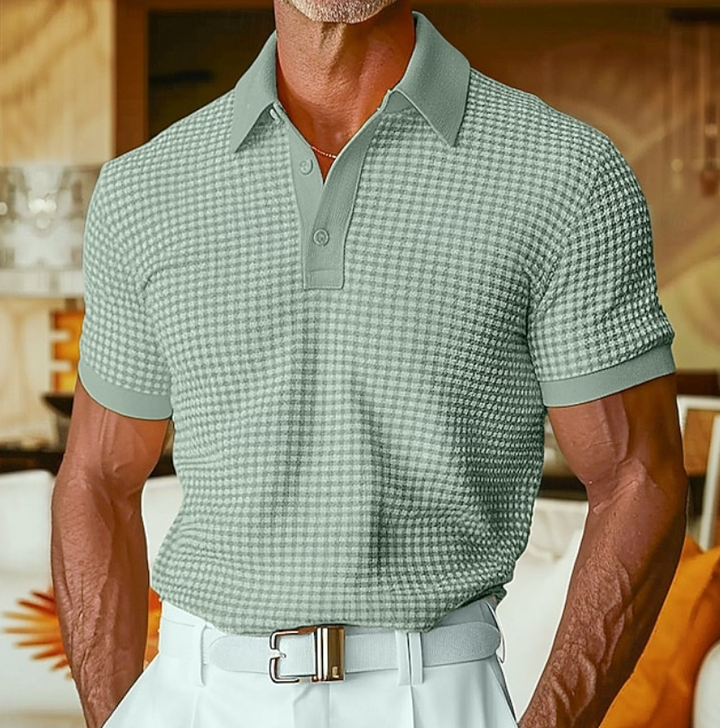 Neyton – Kariertes Polohemd