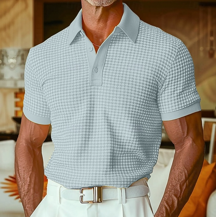 Neyton – Kariertes Polohemd