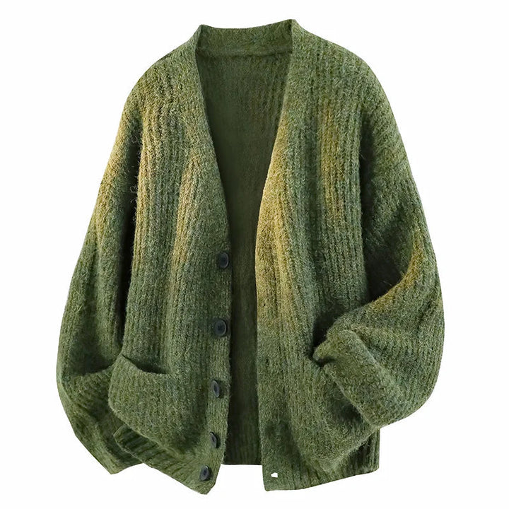 Soumaila - Locker Sitzende Strick Jacke Mit V-Ausschnitt