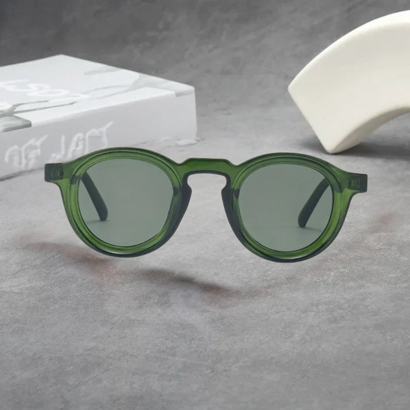 Spectralux – Stilvolle Sonnenbrille Mit Rundem Rahmen