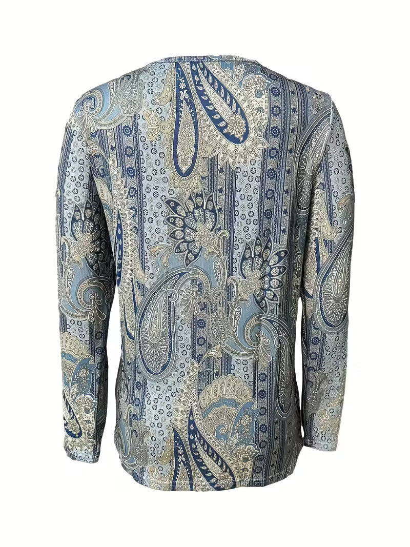 Vinja – Oberteil Mit Rollkragen Und Paisley-Muster