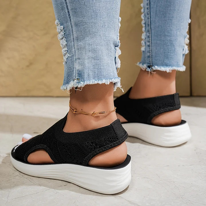 Deborish - Bequeme Orthopädische Sandalen Mit Offener Zehenpartie