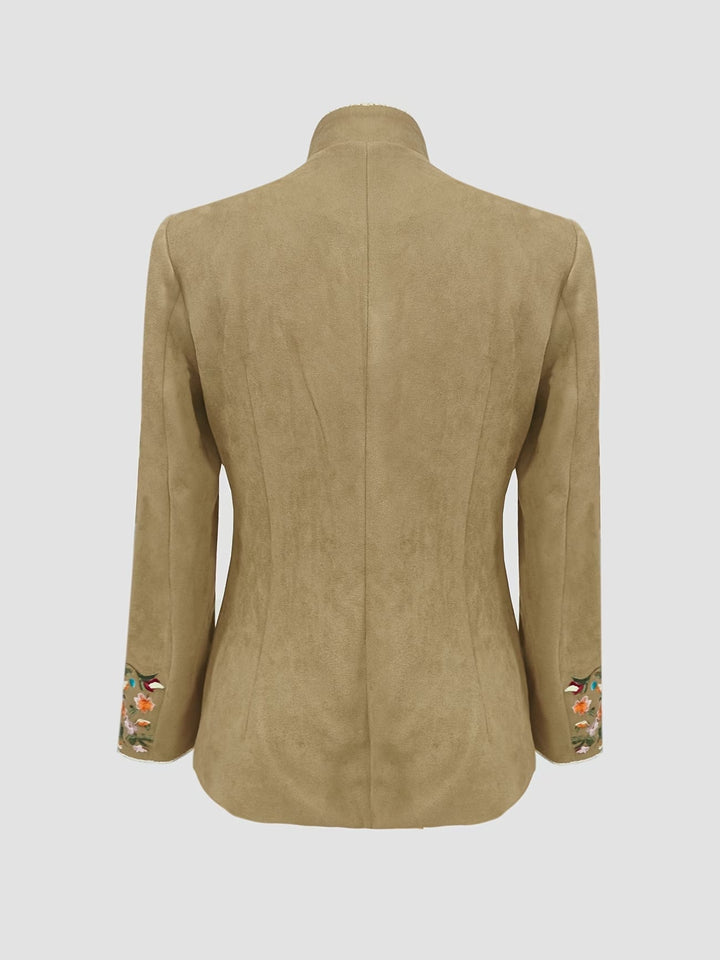 Anisaa – Elegante Jacke Mit Stehkragen
