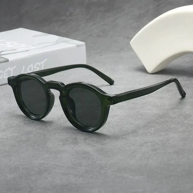 Spectralux – Stilvolle Sonnenbrille Mit Rundem Rahmen