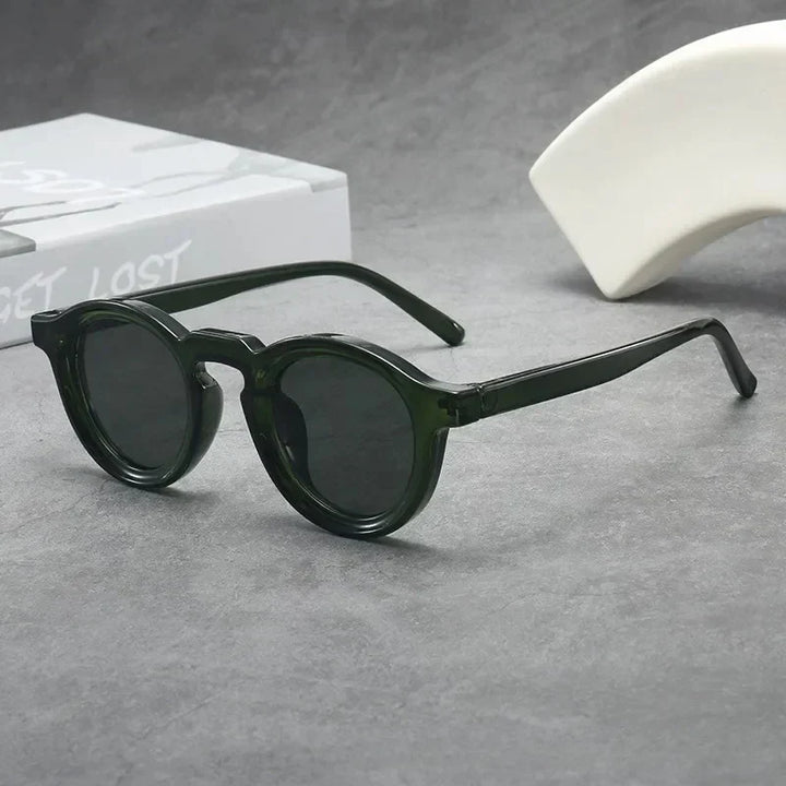 Spectralux – Stilvolle Sonnenbrille Mit Rundem Rahmen