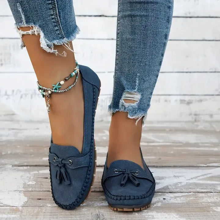 Patamon - Bequeme Slipper Mit Zarten Vintage Schleifen