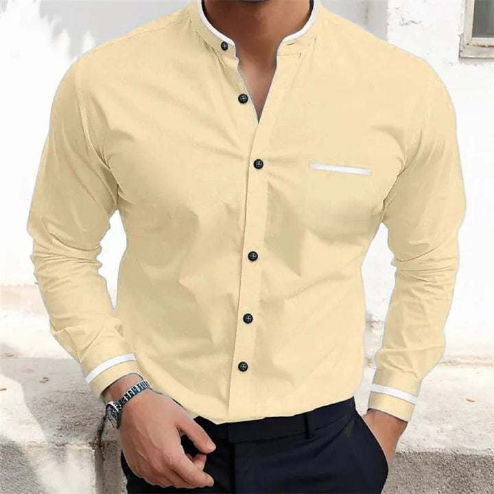 Askar – Langärmliges Hemd Mit Knopfleiste