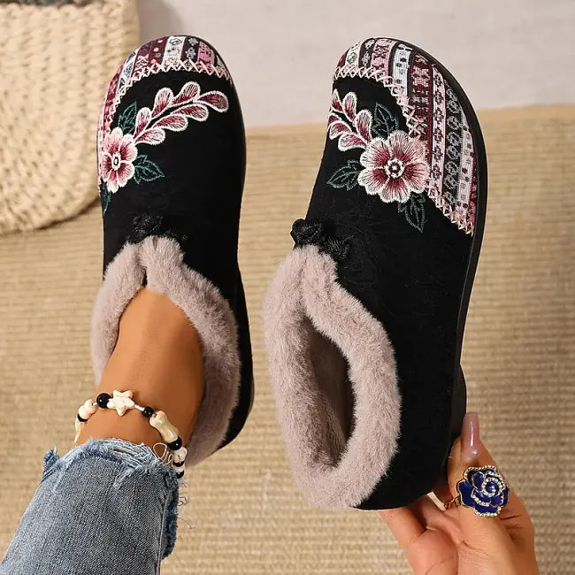 Dannelia – Bequeme Schuhe Aus Kunstfell