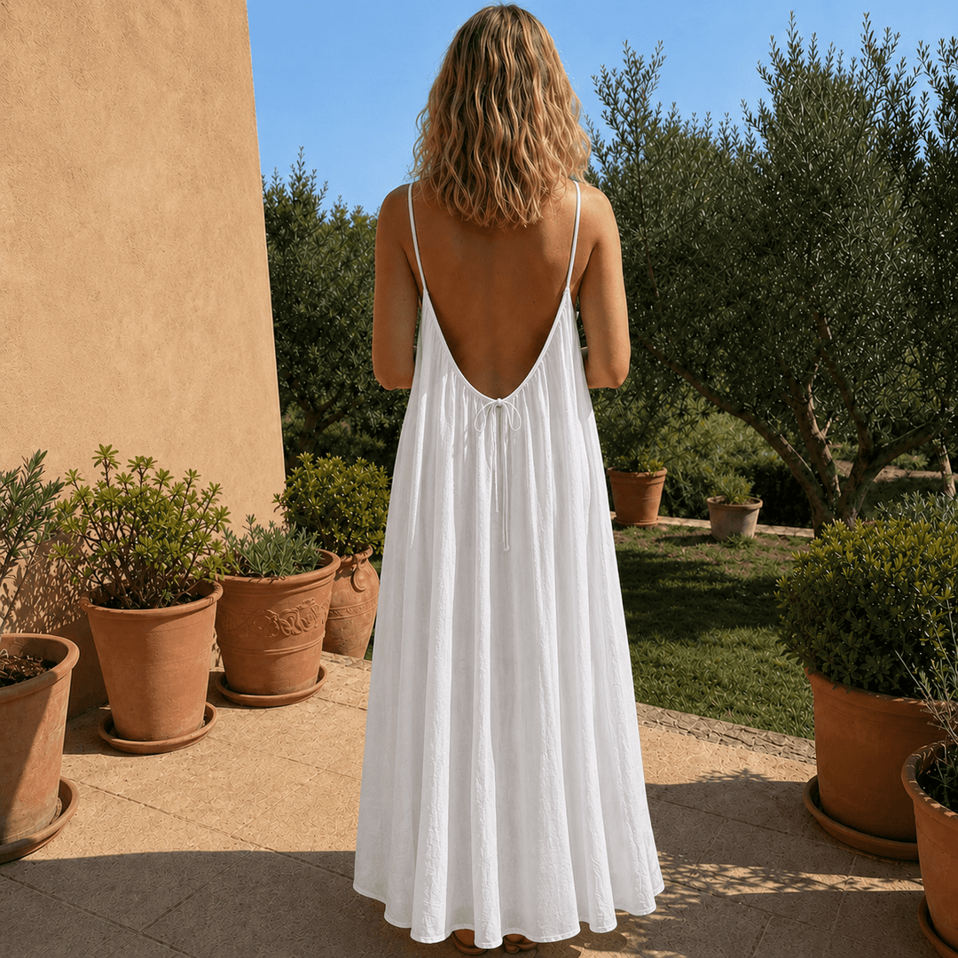 Diandra – Elegantes Rückenfreies Maxikleid