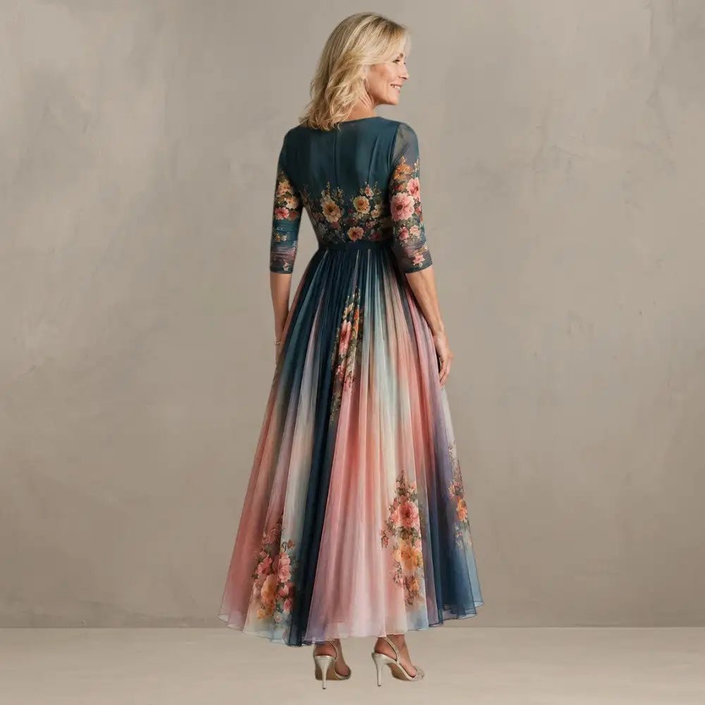 Willemse – Maxikleid im Bohemian-Stil mit Blumenmuster