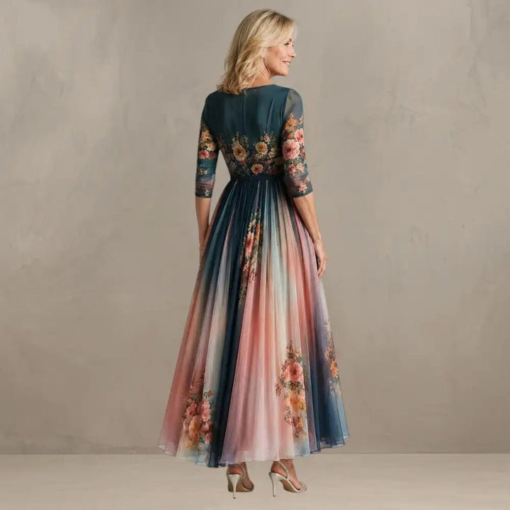 Willemse – Maxikleid im Bohemian-Stil mit Blumenmuster